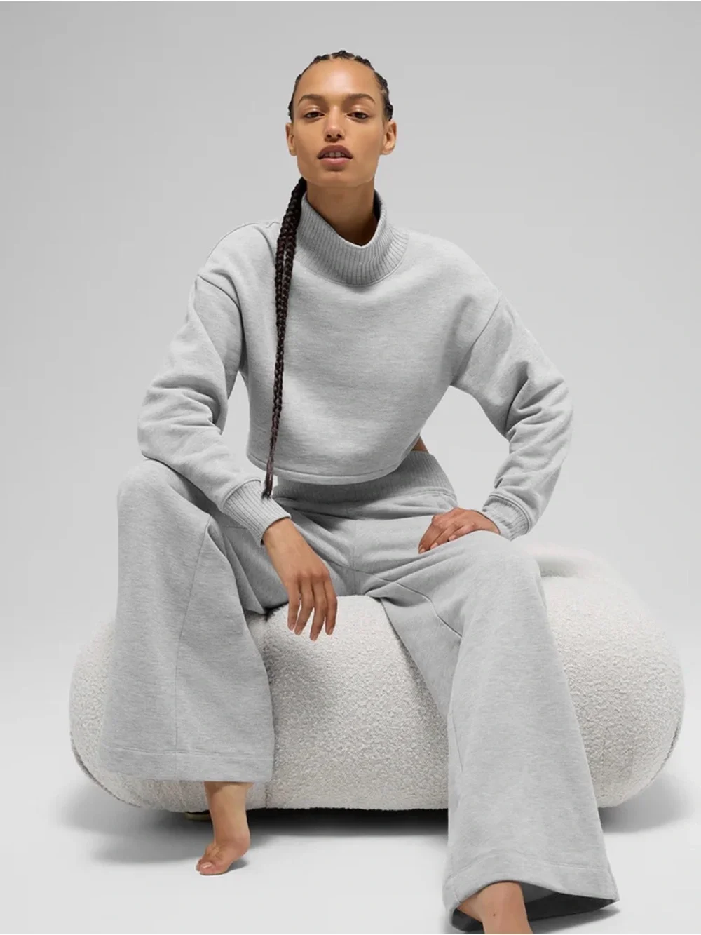 Alo Serenity Cropped Sweatshirt NWT
